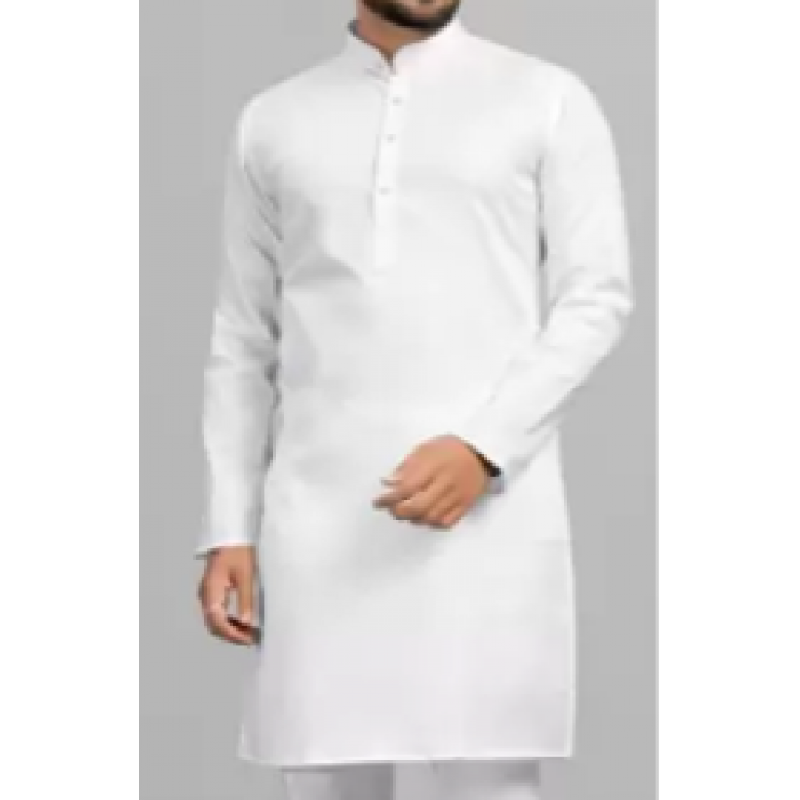 Stitched Kurta for Mens - Stand Coller